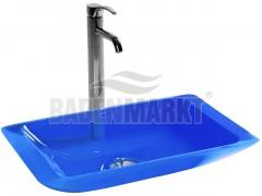 Bath Art Tesino opzetwastafel blauw